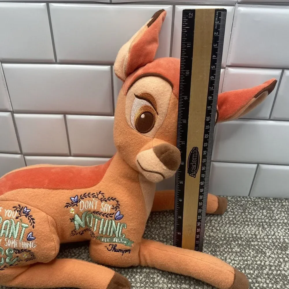 Disney Bambi‎ Plush Wisdom Series 8 Of 12 Embroidery Statement 11 Inch High